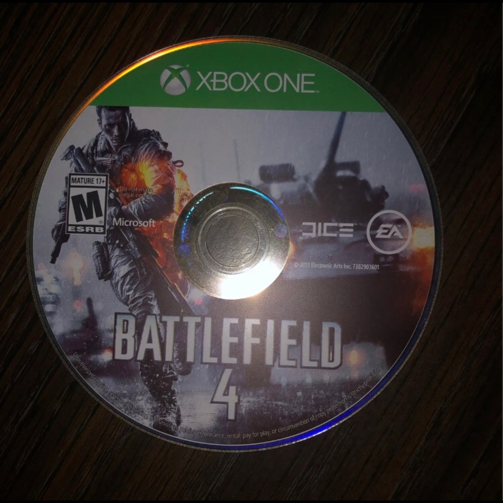 Battlefield 4 Xbox One Game No Case